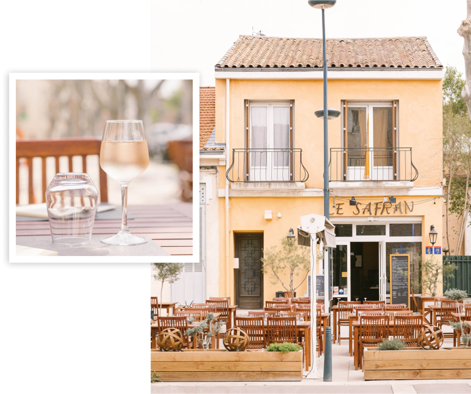 Le Restaurant - Le Safran Trets - restaurant terrasse trets